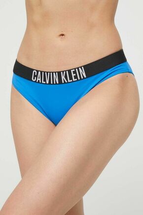Spodnji del kopalk Calvin Klein mornarsko modra barva - mornarsko modra. Spodnji del kopalk iz kolekcije Calvin Klein. Model izdelan iz enobarvnega materiala.