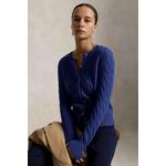 Polo Ralph Lauren kardigan ženski bombažen mornarsko modra 211971868