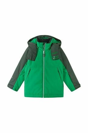 Otroška zimska jakna Reima Autti zelena barva - zelena. Otroška zimska jakna iz kolekcije Reima. Delno podložen model
