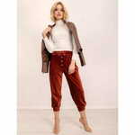 By Sally Ženske hlače iz manšestra BSL rjave barve BSL-SP-14264_338503 XS