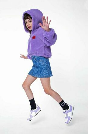 Otroški pulover HUGO vijolična barva