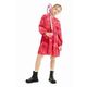 Otroška obleka Desigual rdeča barva - rdeča. Otroški obleka iz kolekcije Desigual. Model izdelan iz vzorčaste tkanine. Lahkoten in prijeten material, namenjen toplejšim letnim časom.