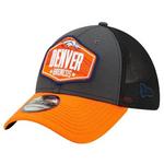 Denver Broncos New Era 39THIRTY Trucker 2021 NFL Official Draft kapa, velikost S/M