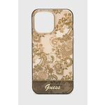 Guess Guess Porcelain Collection - Ohišje za iPhone 14 Pro Max (oker)