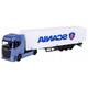 Bburago 1:43 tovornjak s prikolico - Scania 770 S - Bela prikolica SCANIA