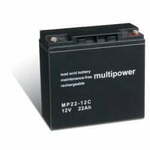 POWERY Akumulator Prosilno napajanje (UPS) 12V 22Ah (nadomešča 17Ah, 18Ah, 19Ah) globok cikel