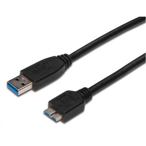 Kabel USB 3.0 A-B mikro 1m črn Digitus