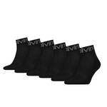 Nogavice Calvin Klein 6-pack moške, črna barva, 701220503 - črna. Visoke nogavice iz kolekcije Calvin Klein. Model izdelan iz elastičnega materiala. V kompletu je šest parov.