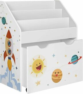 Ljubki dom Otroška knjižna omara KIDS 62