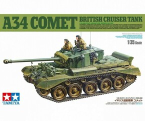 Tamiya maketa-miniatura A34 Comet - Britanski križarski tank • maketa-miniatura 1:35 tanki in oklepniki • Level 4