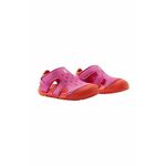 Otroški sandali Reima roza barva - roza. Otroški sandali iz kolekcije Reima. Model izdelan iz sintetičnega materiala.