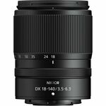 Nikon objektiv AF, 18-140mm, f3.5-6.3 VR, zlati