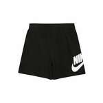 Nike Sportswear Hlače 'CLUB' črna / bela 24127991
