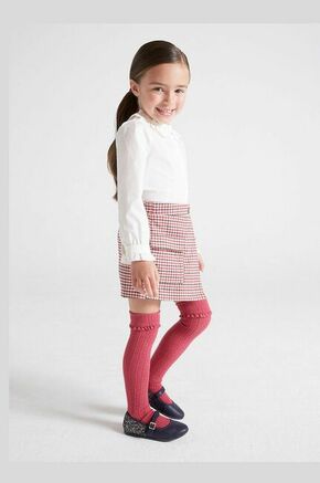 Otroške nogavice Mayoral roza barva - roza. Otroški Nogavice iz kolekcije Mayoral. Model izdelan iz elastičnega