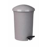 Plafor Koš za smeti s stopalko siv 3,8l pla