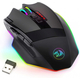 Miška REDRAGON SNIPER PRO M801P-RGB, gaming, brezžična, 16000dpi, optična, USB, črna