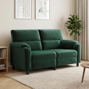 VidaXL Kavč Temno zelena 174 x 85 x 93 cm Žamet