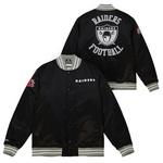 Las Vegas Raiders Mitchell & Ness Heavyweight Satin jakna, velikost M