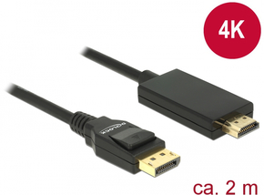 Delock 85317 Displayport 1.2 - HDMI 4K pasivni kabel