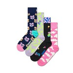 Nogavice Happy Socks Happy In Wonderland Socks 4-pack - pisana. Nogavice iz kolekcije Happy Socks. Model izdelan iz elastičnega, vzorčastega materiala. V kompletu so štirje pari.