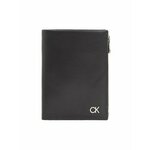 Calvin Klein Velika moška denarnica Metal Ck K50K511688 Črna