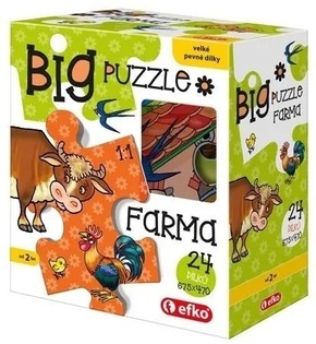 Puzzle BIG Farma BABY - velika sestavljanka za najmlajše