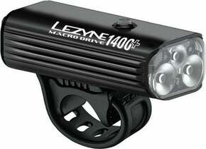 Lezyne Macro Drive 1400+ Front 1400 lm Satin Black Spredaj Kolesarska luč