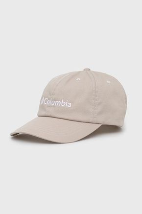 Columbia kapa - bež. Kapa s šiltom vrste baseball iz kolekcije Columbia. Model izdelan iz enobarvne tkanine.