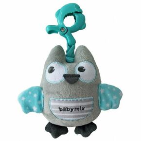 Baby Mix BABY-MIX poučna igralna plišasta igrača mint sovica