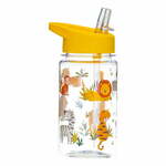 Otroška steklenička za vodo s slamico Sass &amp; Belle Drink Up Safari, 400 ml