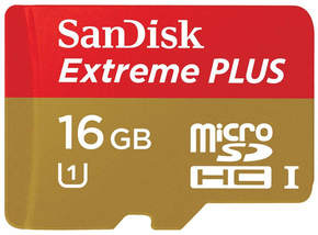 SanDisk microSD 16GB spominska kartica