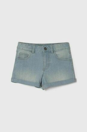 Otroške kratke hlače iz jeansa United Colors of Benetton - modra. Otroški kratke hlače iz kolekcije United Colors of Benetton. Model izdelan iz jeansa. Model iz izjemno udobne tkanine z visoko vsebnostjo bombaža.