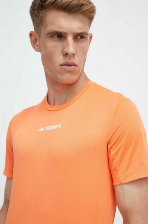 Športna kratka majica adidas TERREX Multi oranžna barva - oranžna. Športna kratka majica iz kolekcije adidas TERREX. Model izdelan iz recikliranega materiala
