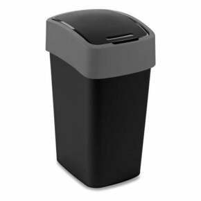 Shumee PREKLOPNI KOŠ ZA SMETI CURVER 25L/ČRN