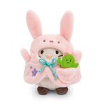 NICI pliš MyMochi Mačka Angy 8cm v kostumu zajčka in kaktusom, set darilno pakiranje