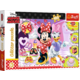 Trefl Glitrové puzzle - Minnie a drobnosti / Disney Minnie
