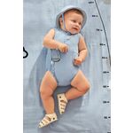Otroški bombažni komplet Mayoral Newborn - modra. Komplet za dojenčke iz kolekcije Mayoral Newborn. Model izdelan iz materiala s potiskom.