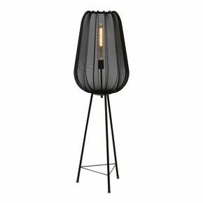 Črna talna svetilka (višina 132 cm) Plumeria - Light &amp; Living