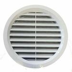 HACO prezračevalna rešetka z mrežico PH premera 140 mm BELA