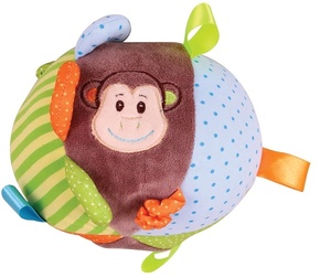 Bigjigs Baby Textilné aktívne gule opička Cheeky
