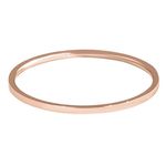 Troli Eleganten minimalistični prstan iz jekla Rose Gold (Obseg 49 mm)