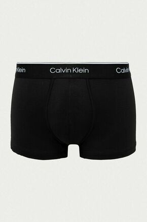 Calvin Klein Underwear boksarice (2 pack) - črna. Ženske boksarice iz kolekcije Calvin Klein Underwear. Model iz gladke pletenine.