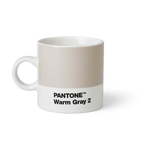 Svetlo siva skodelica za espresso Pantone, 120 ml