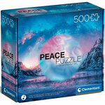 Clementoni Peace puzzle: Svetlo modra 500 kosov