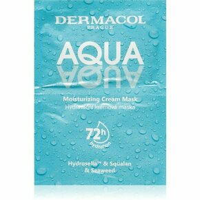 Dermacol Aqua Moisturising Cream Mask vlažilna kremna maska za obraz 2x8 ml za ženske