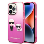 Karl Lagerfeld Klhcp14xtgkcp za iphone 14 pro max gradient roza zaščita - full bodies