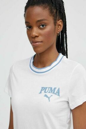 Bombažna kratka majica Puma SQUAD ženska