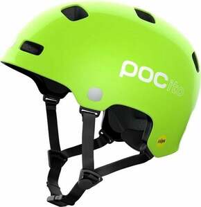 POC POCito Crane MIPS Fluorescent Yellow/Green 51-54 Otroška kolesarska čelada
