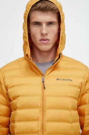Puhasta športna jakna Columbia Lake 22 rumena barva - rumena. Puhasta športna jakna iz kolekcije Columbia. Delno podložen model