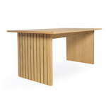 Jedilna miza s hrastovim vrhom 90x160 cm Stripe - Woodman